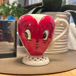 Johanna Parker Designs Ceramic Valentine's Mug Vintage Red
